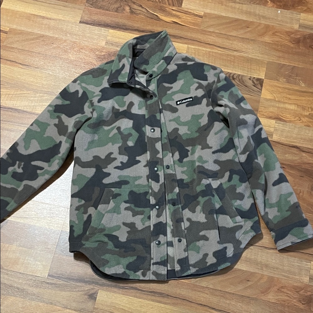 Columbia Benton Springs Fleece Snap Jacket size small